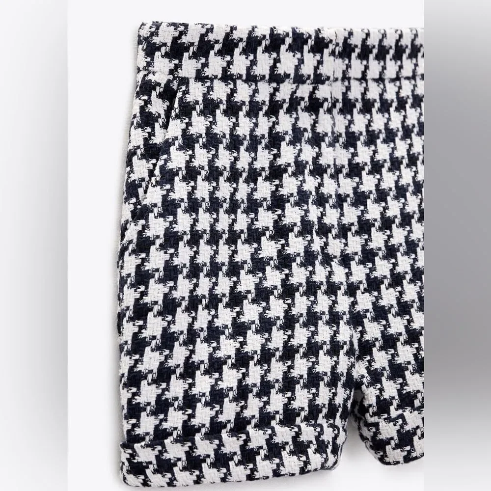 Zara Co-Ord Set Textured Bomber Shorts New - Picture 9 of 12